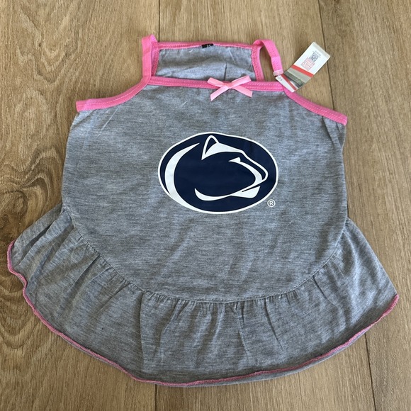 PENN STATE PSU Dog/Cat Dress Size Large (30-45lbs)‎ College Football NEW - Picture 1 of 7